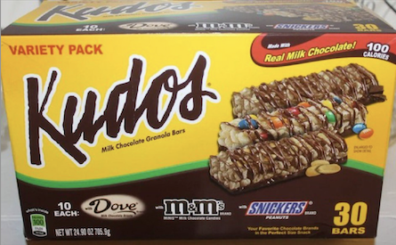 variety pack of the bars with m&amp;amp;m's and snickers