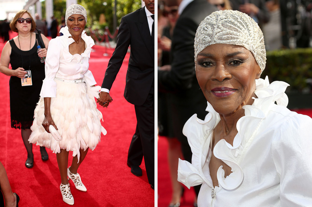 Cicely Tyson on the red carpet