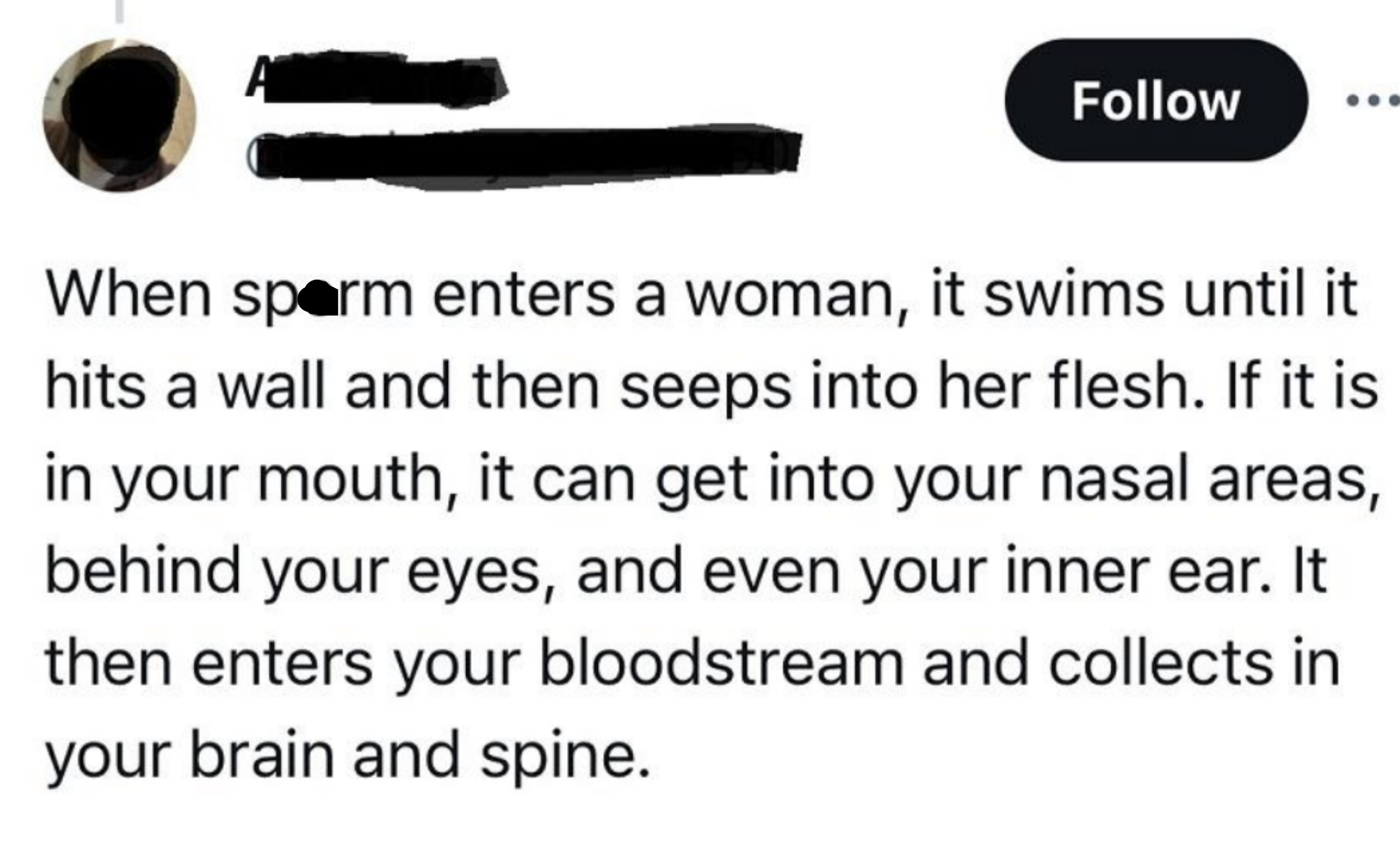 &quot;It then enters your bloodstream and collects in your brain and spine.&quot;