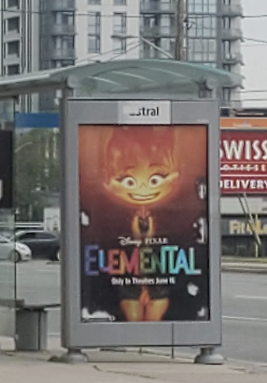 The &quot;Elemental&quot; promotional poster