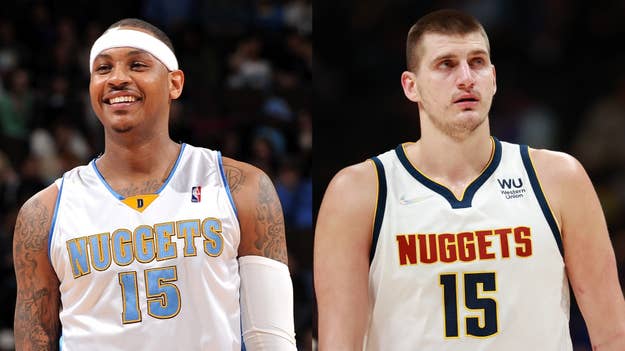 Carmelo Anthony Believes Nuggets Gave Nikola Jokic His Old Number on ...