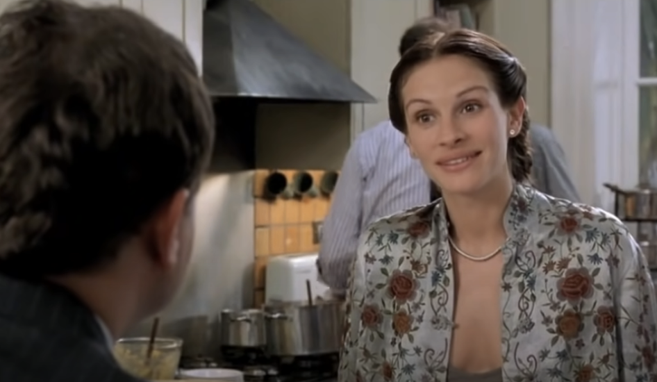 Close-up of Julia in the movie Notting Hill