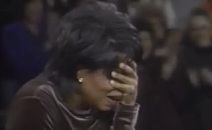 Oprah crying
