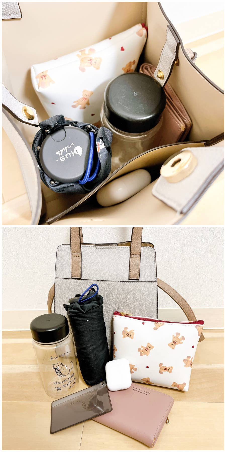 コンパクトなのに大容量！グローバルワークの「高見えバッグ」オンオフ