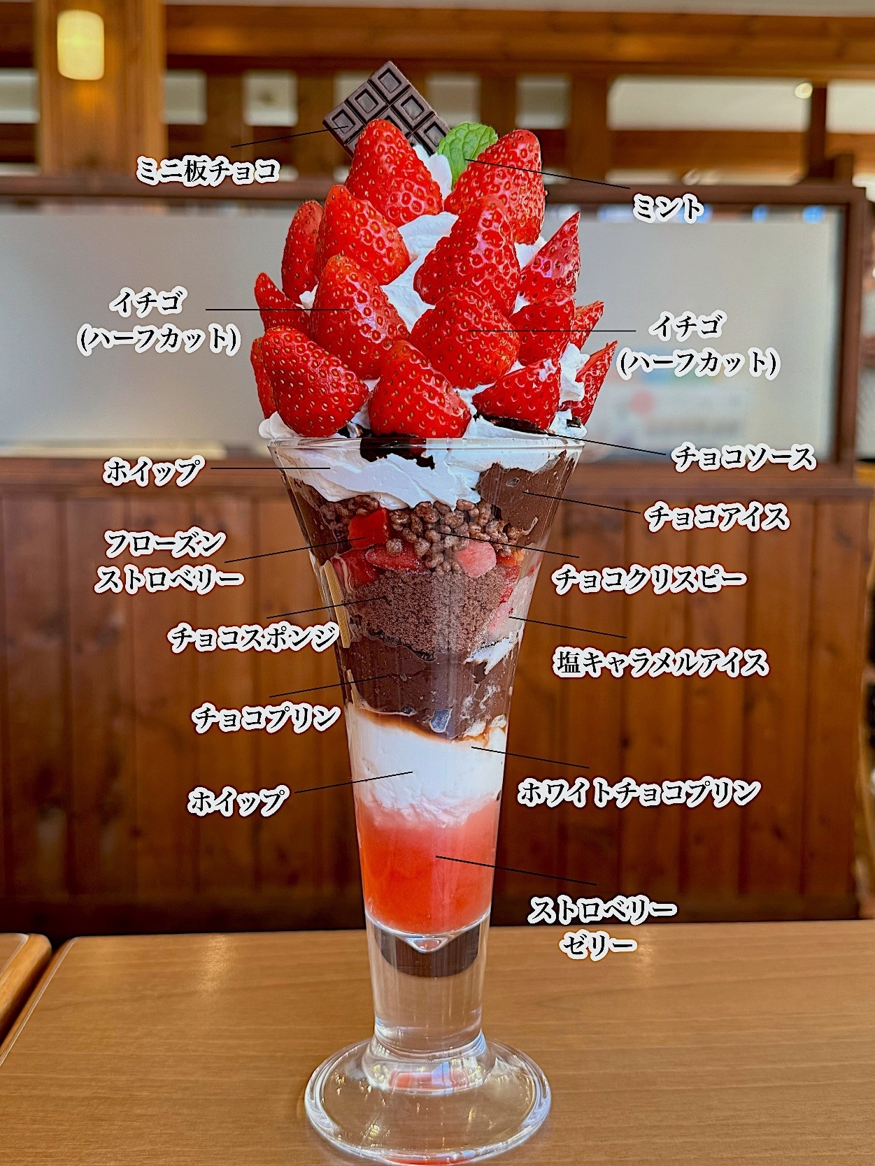 フェイクスイーツ♡贅沢ストロベリーパフェ♡ フェイクスイーツ♡贅沢ストロベリーパフェ♡