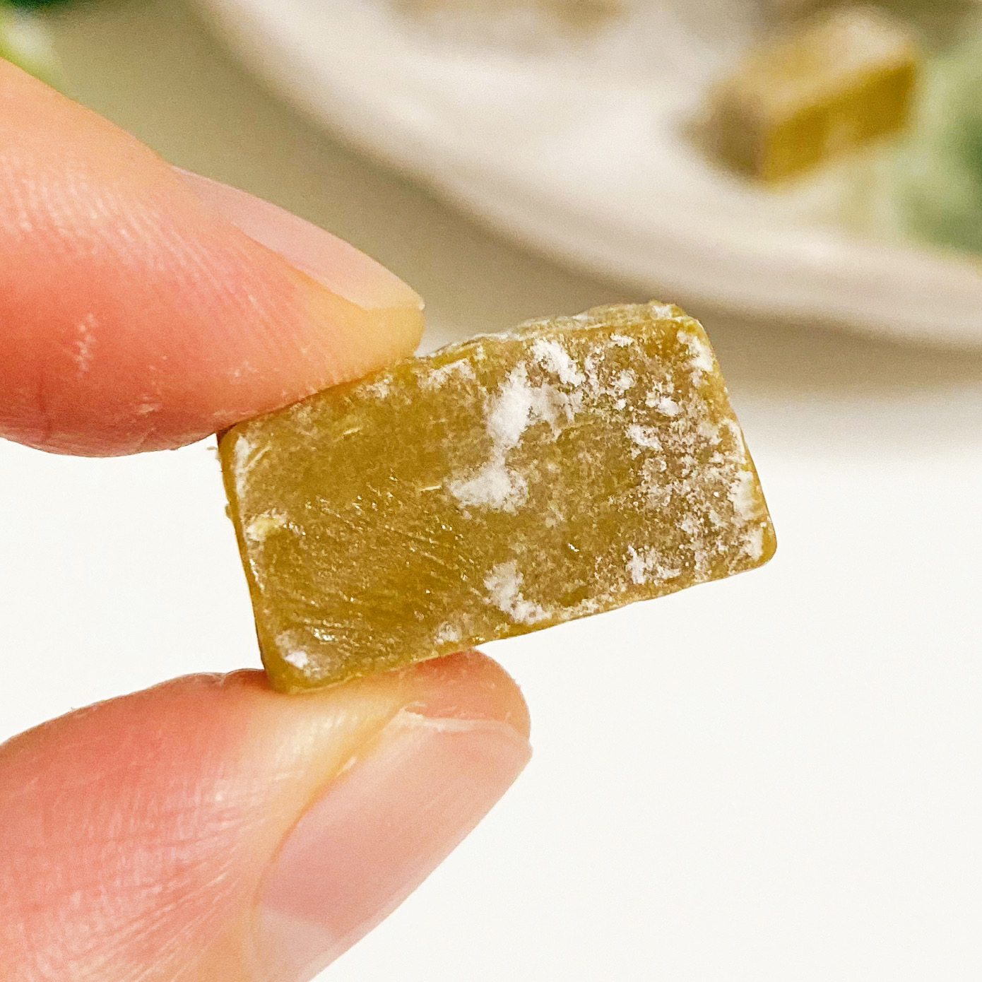 DAISO（ダイソー）のおすすめお菓子「筑豊製菓 福岡抹茶キャラメル 65g」