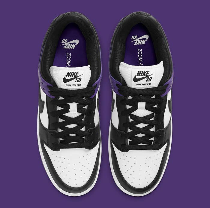Nike SB Dunk Low Court Purple Release Date BQ6817-500 Top
