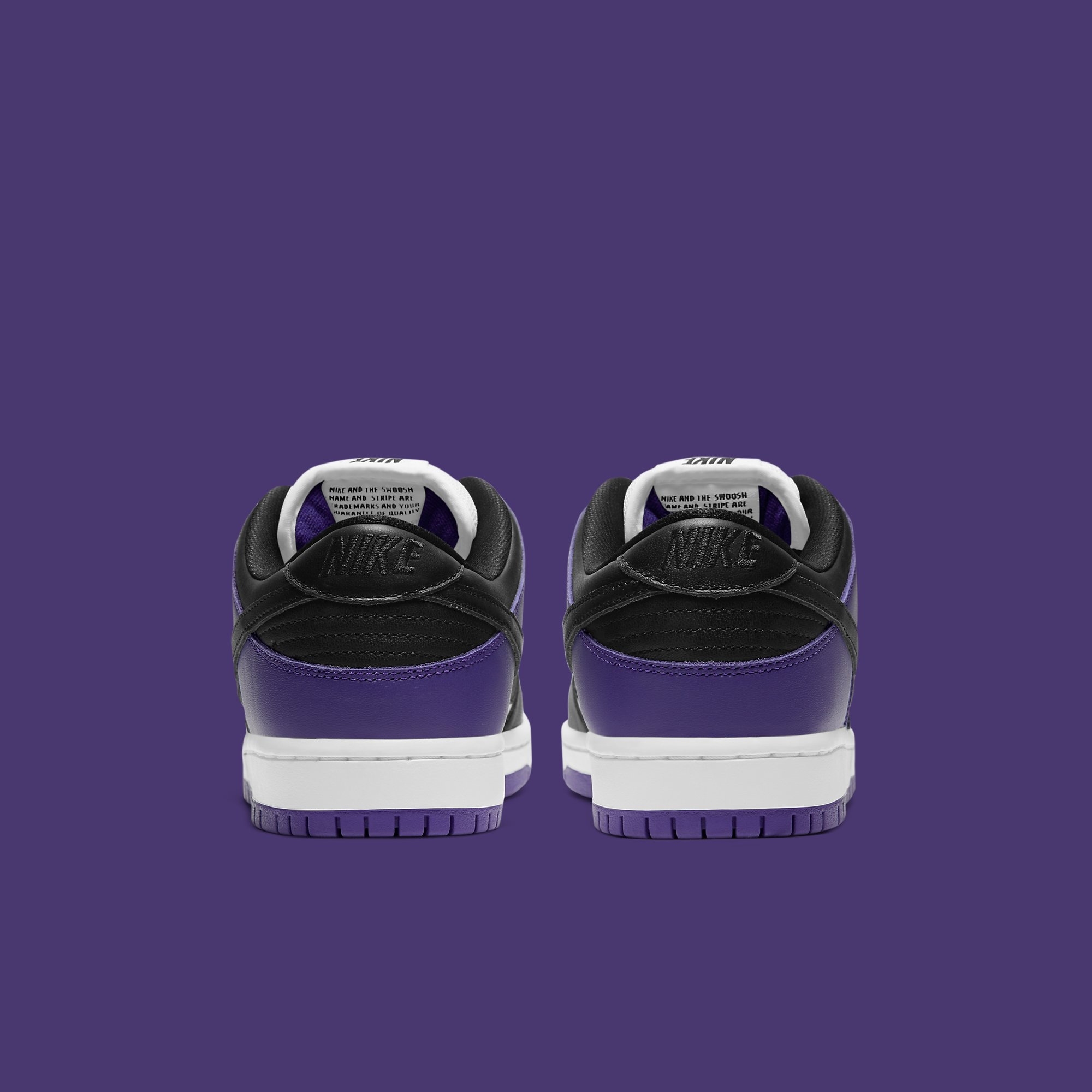 Nike dunk low sb court online purple