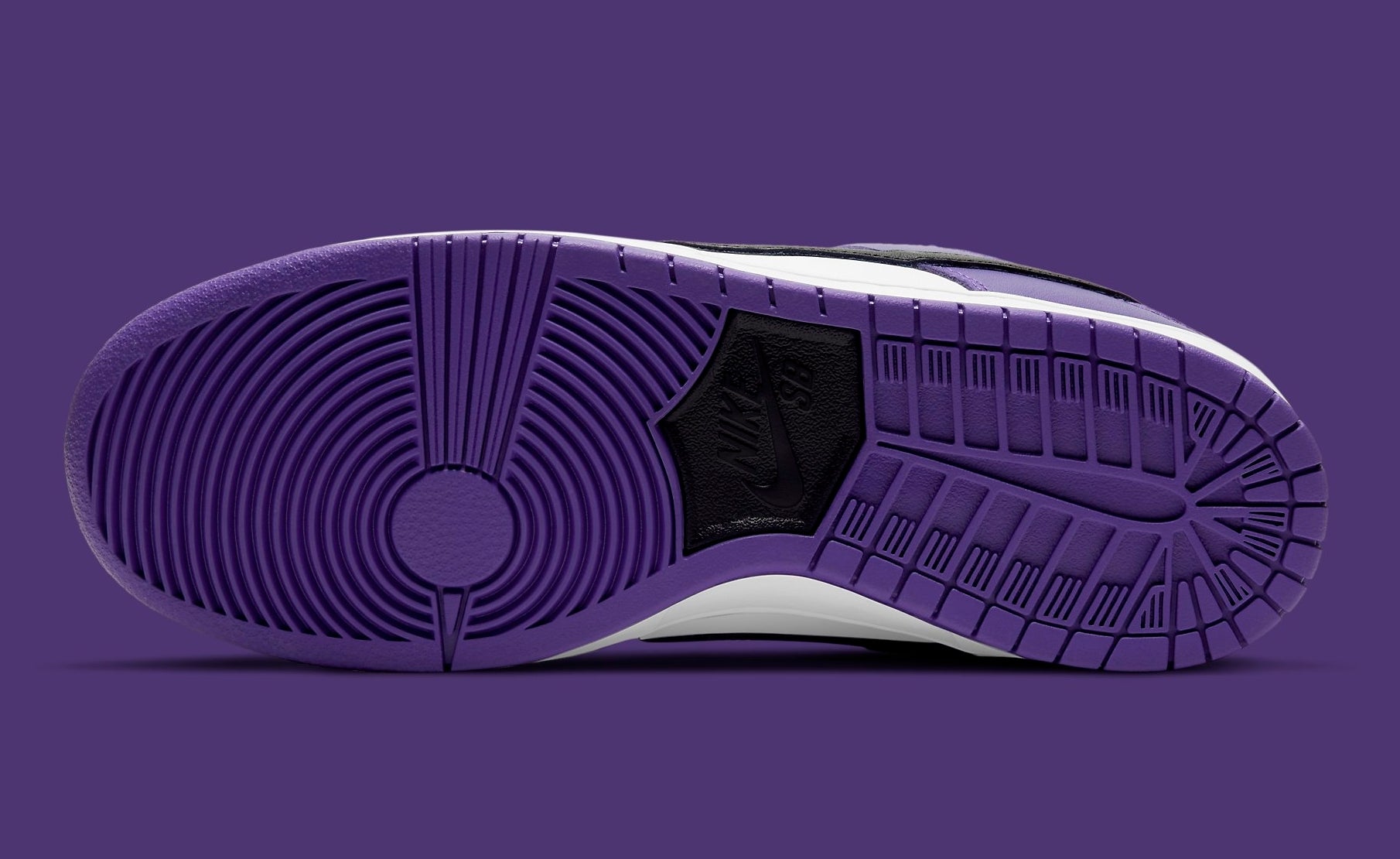 Nike SB Dunk Low Court Purple Release Date BQ6817-500 Sole