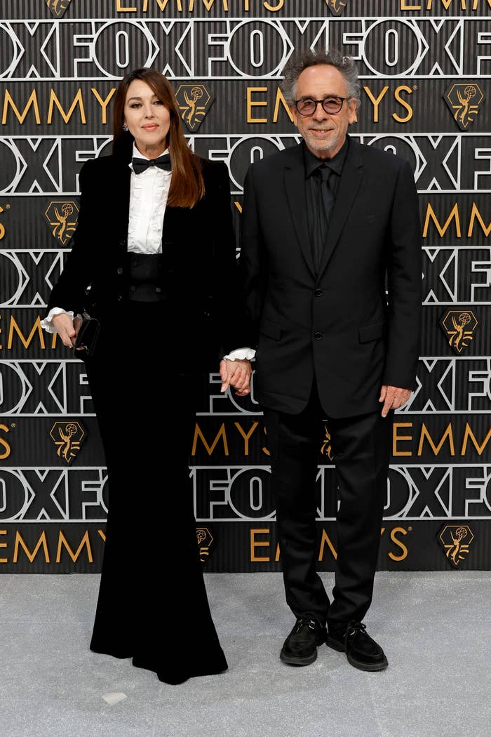 Tim Burton and Monica Bellucci