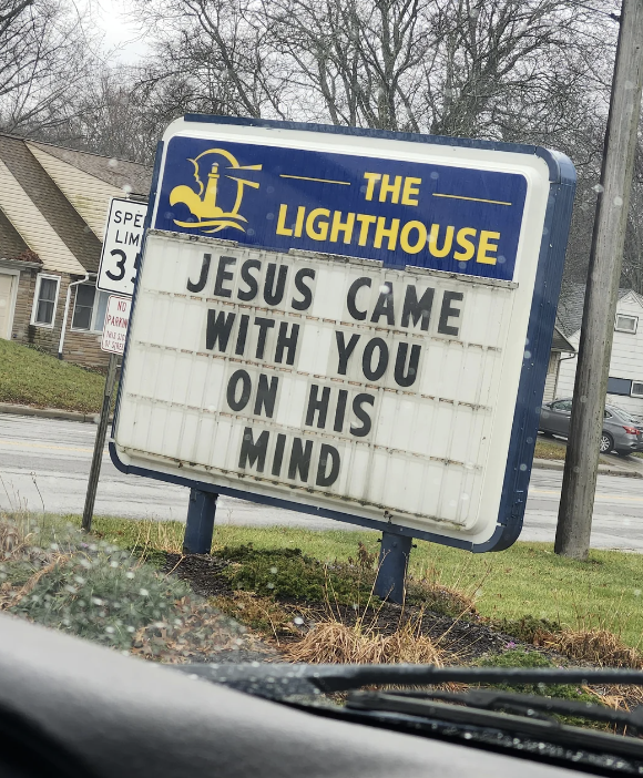 &quot;Jesus came with you on his mind&quot;