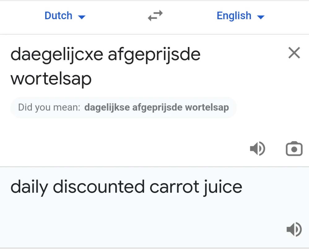 &quot;daily discounted carrot juice&quot;