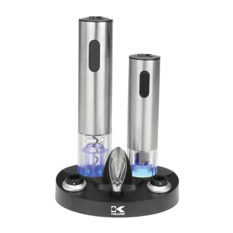 set of two electric wine openers