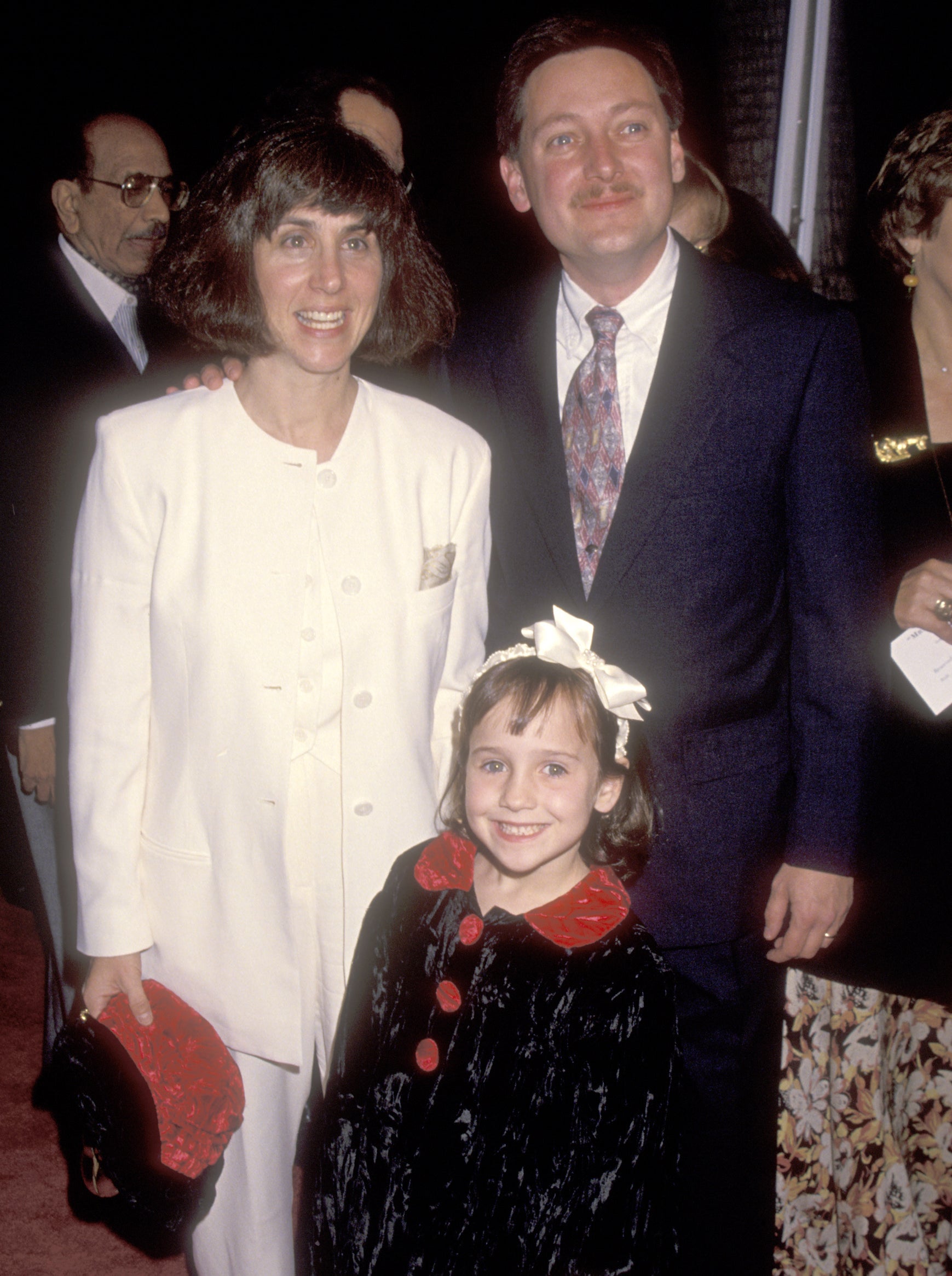 Mara with her parents, Suzie and Michael Wilson