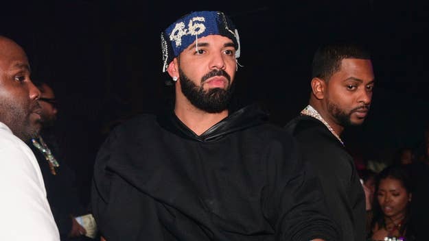 drake is seen at an event