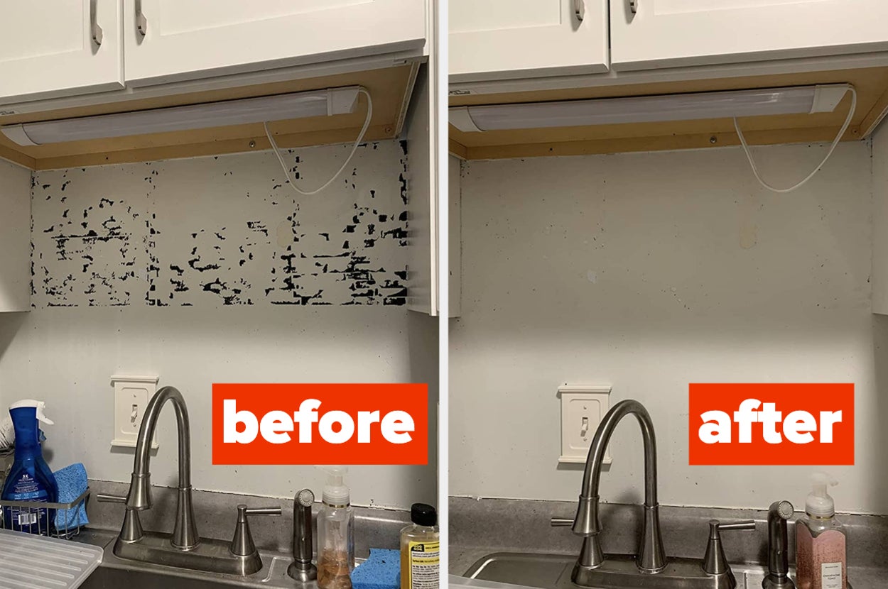 a before and after for goo gone