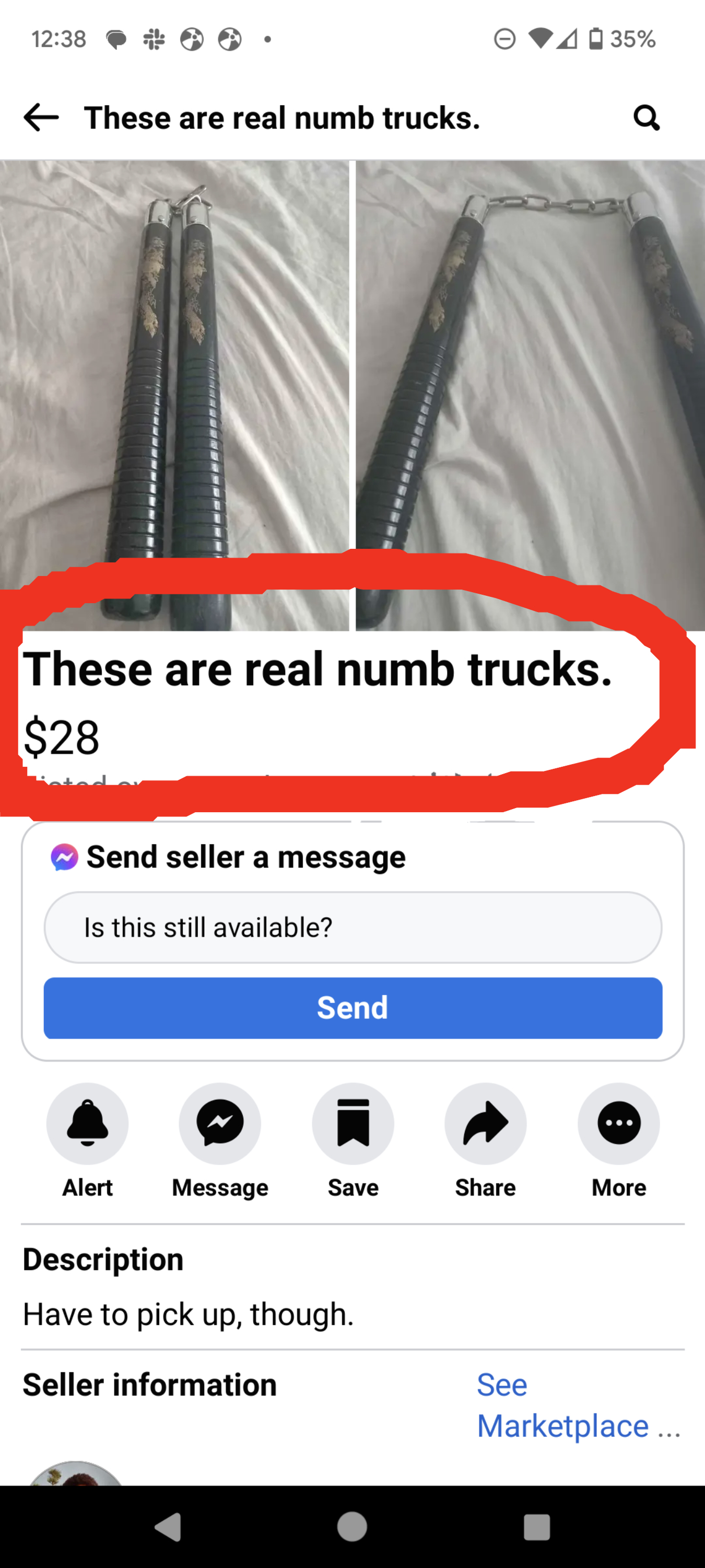 "These are real numb trucks."