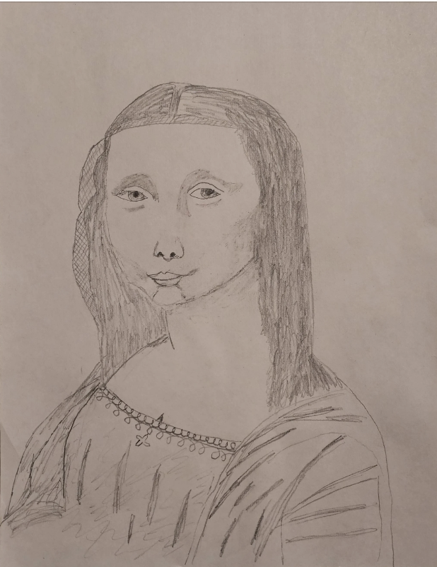 A rendering of the &quot;Mona Lisa&quot;