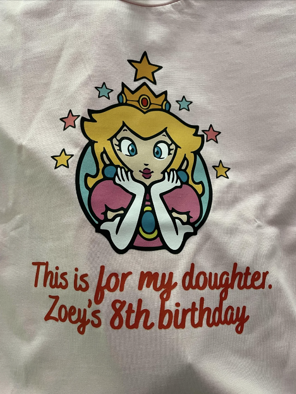 &quot;This is for my daughter. Zoey&#x27;s 8th birthday&quot;