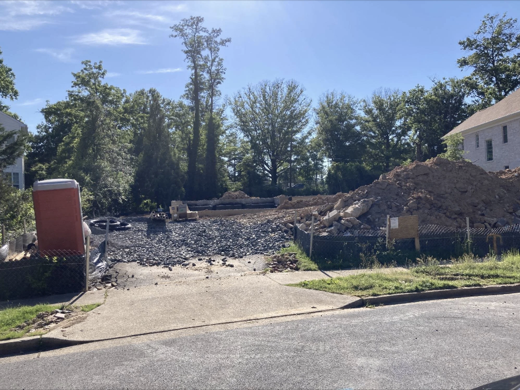 A home that&#x27;s been torn down and made into an empty lot