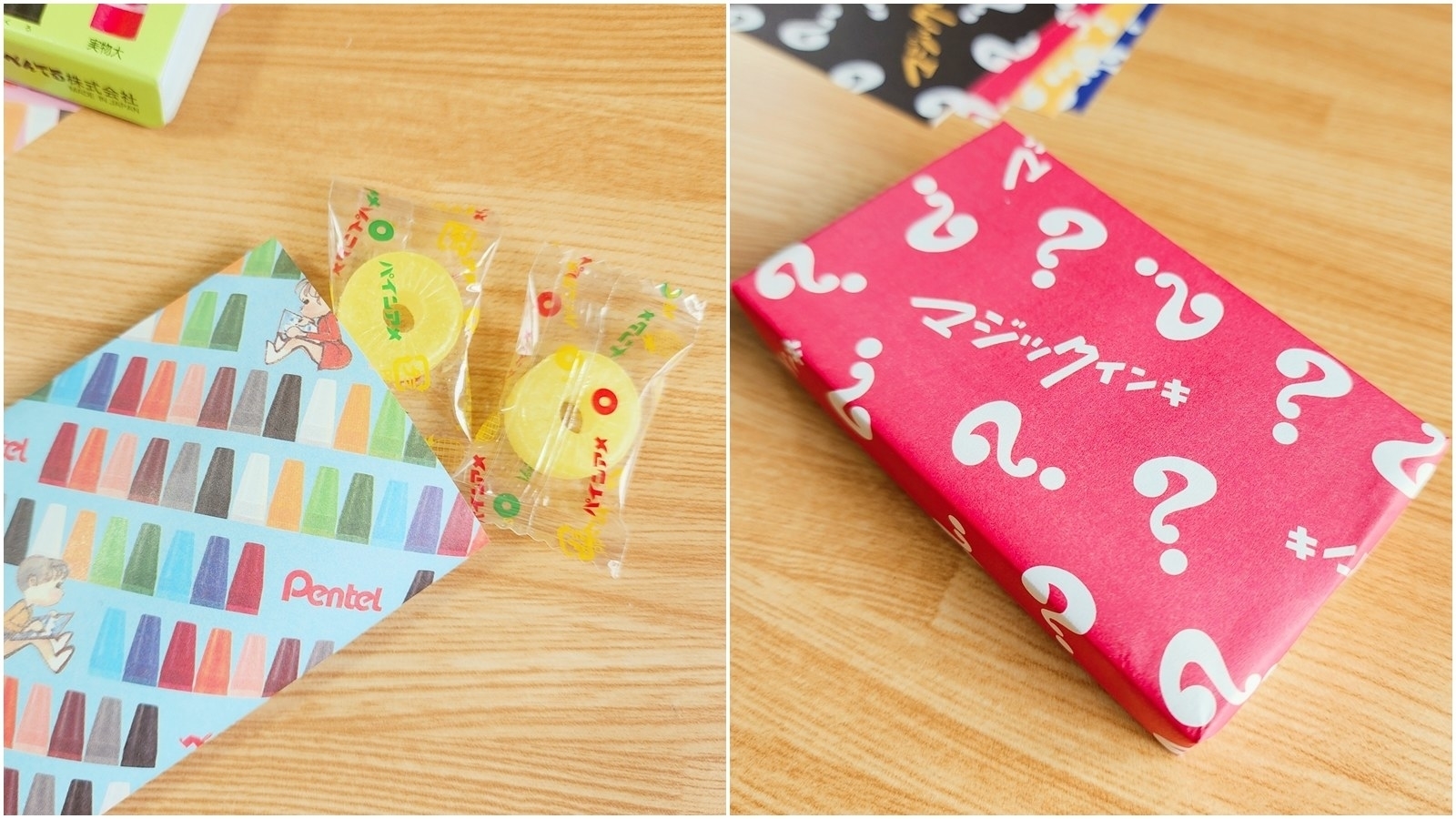 ダイソ０のおすすめ文具「デザインペーパー（ぺんてるくれよん柄）（マジックインキ柄）」