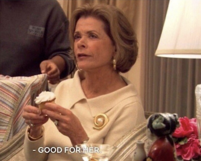 Jessica Walter in &quot;Arrested Development&quot; saying good for her