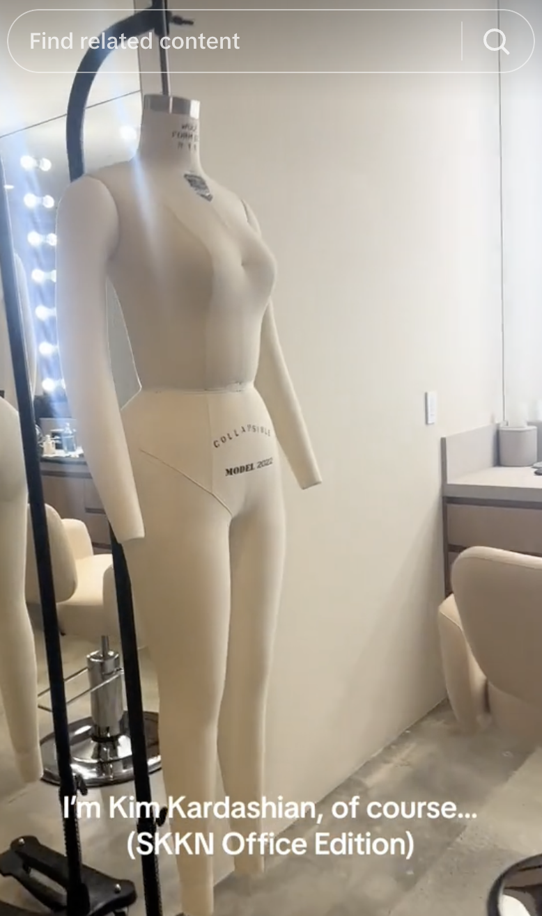 Kim Kardashian&#x27;s mannequin