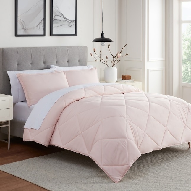 the pink comforter