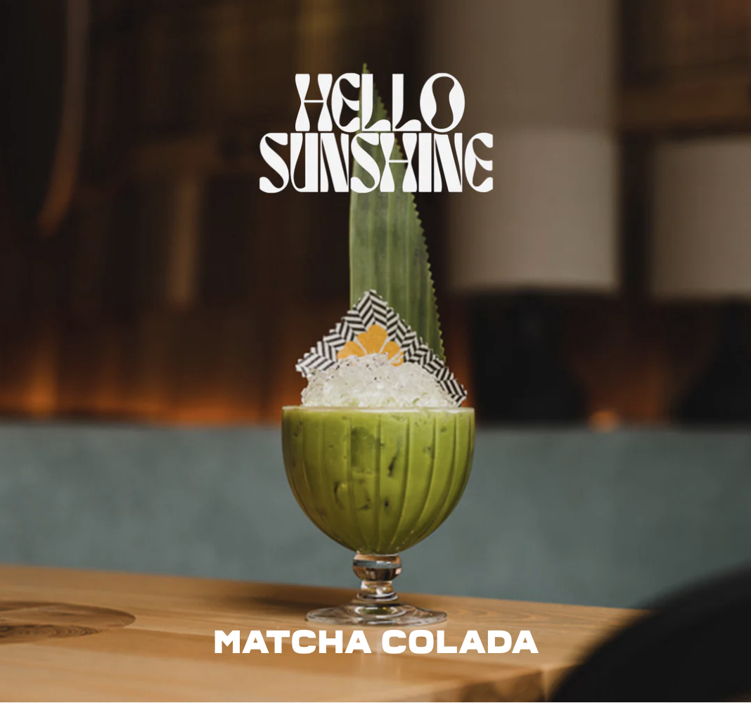 An image of the Matcha Colada cocktail