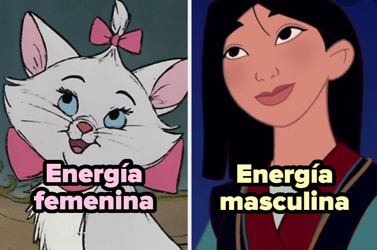 ¿Tienes más energía femenina o masculina según tus personajes favoritos?
