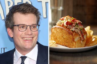 John Green and a lobster roll.