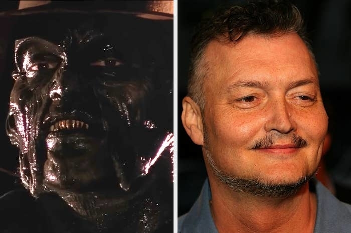 Side-by-side of a screenshot from &quot;Jeepers Creepers&quot; and director Victor Salva