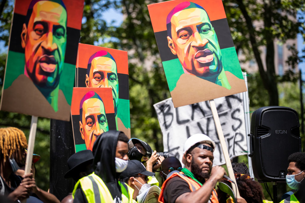 a black lives matter protest