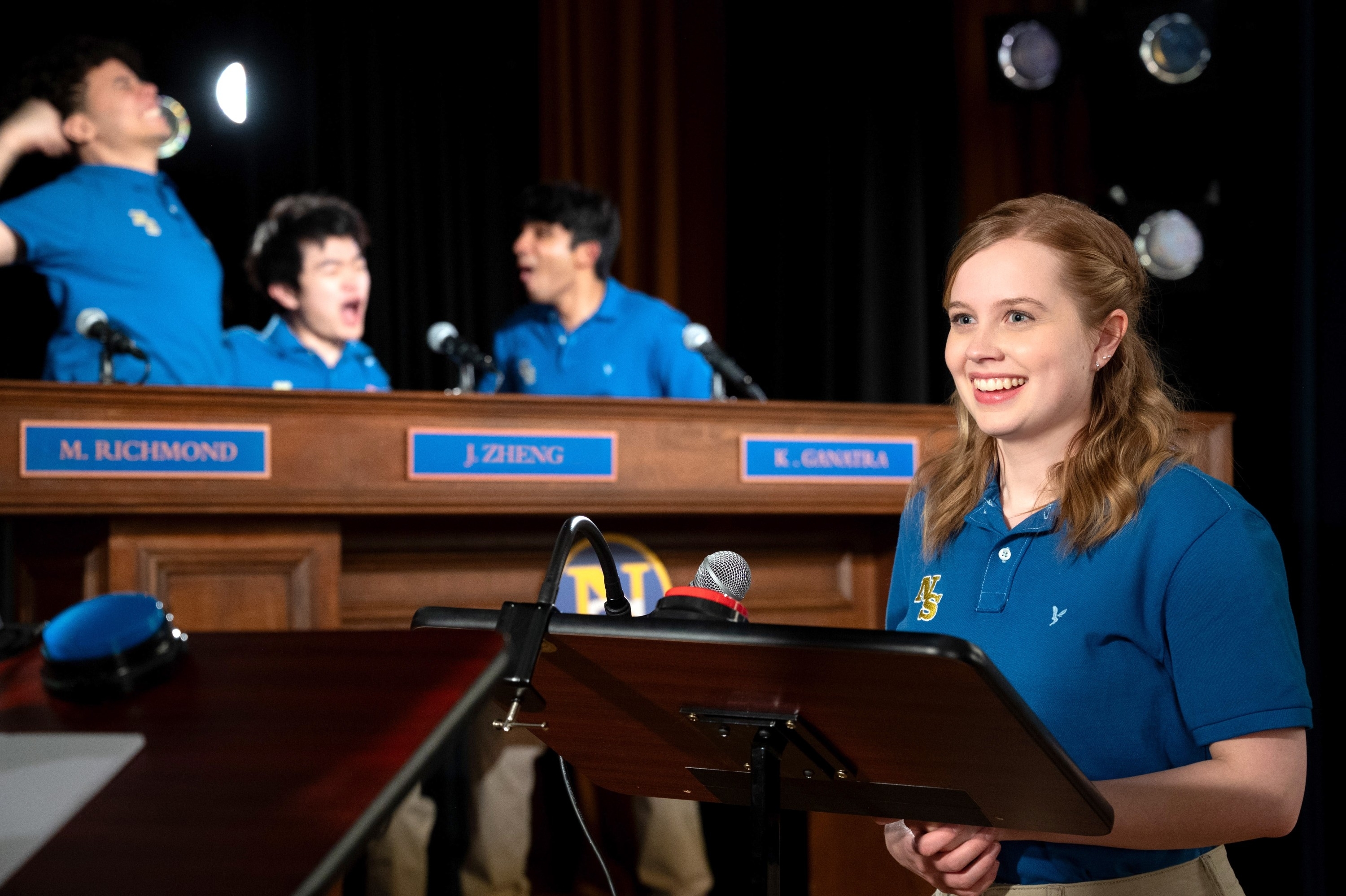 angourie as cady during the mathletes competition
