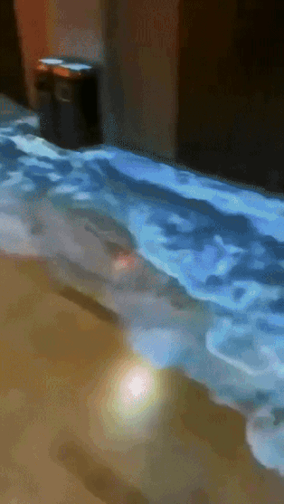 it looks like you're walking on the beach