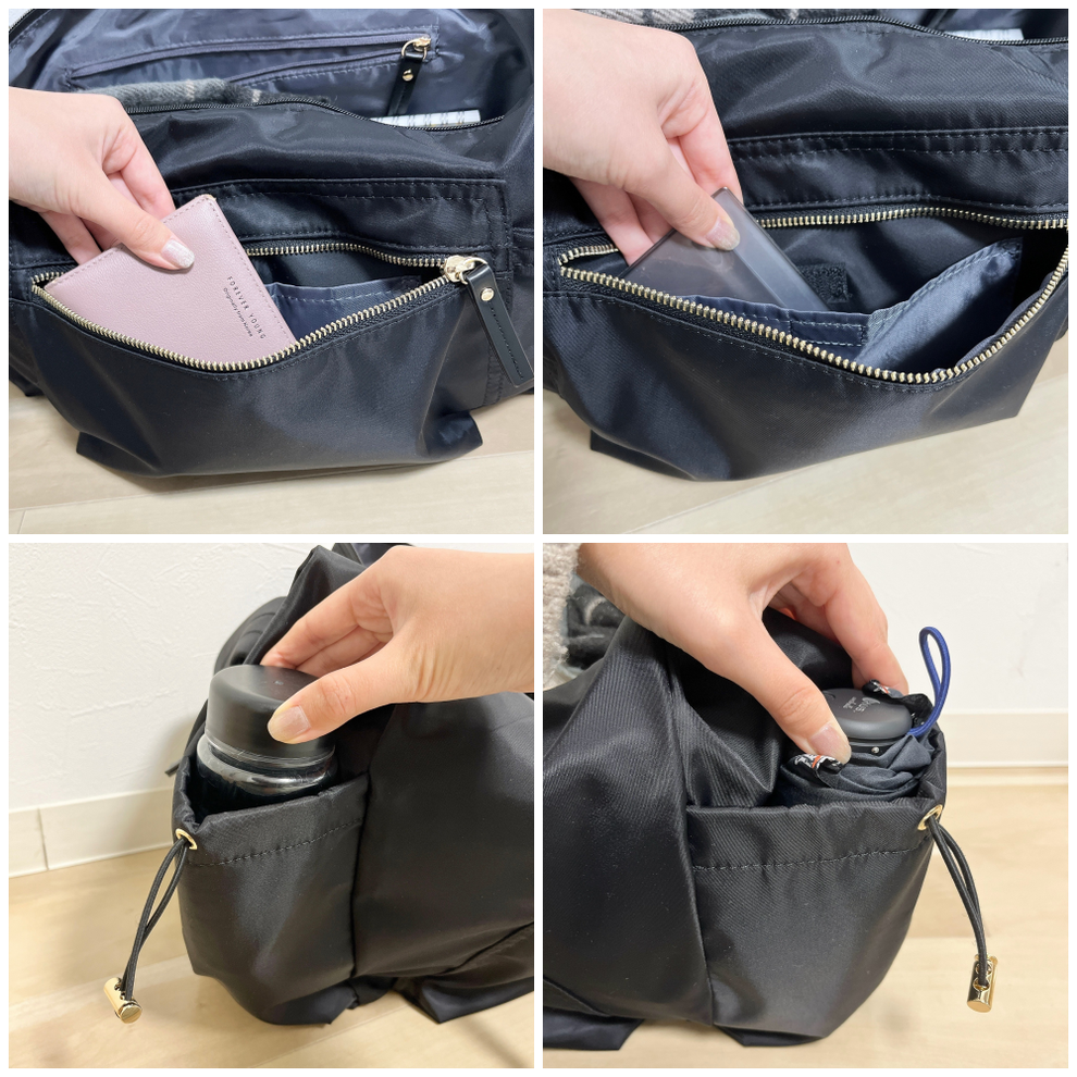 グローバルワークの「大容量バッグ」が軽くて楽ちん！ポケットが