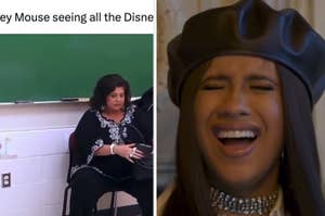 Abby Lee Miller looks stressed vs Cardi B laughs with her eyes shut