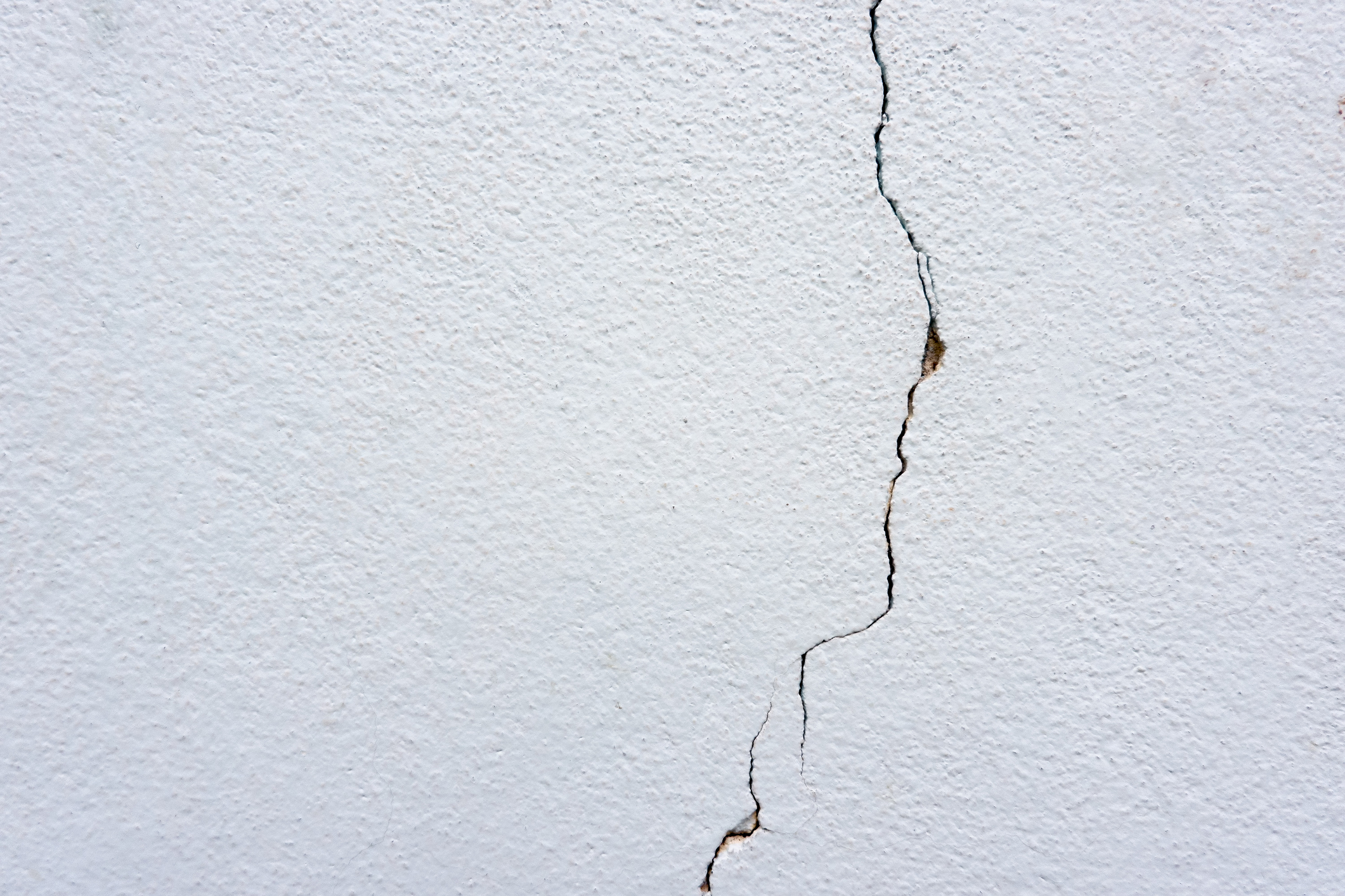 A cracked wall