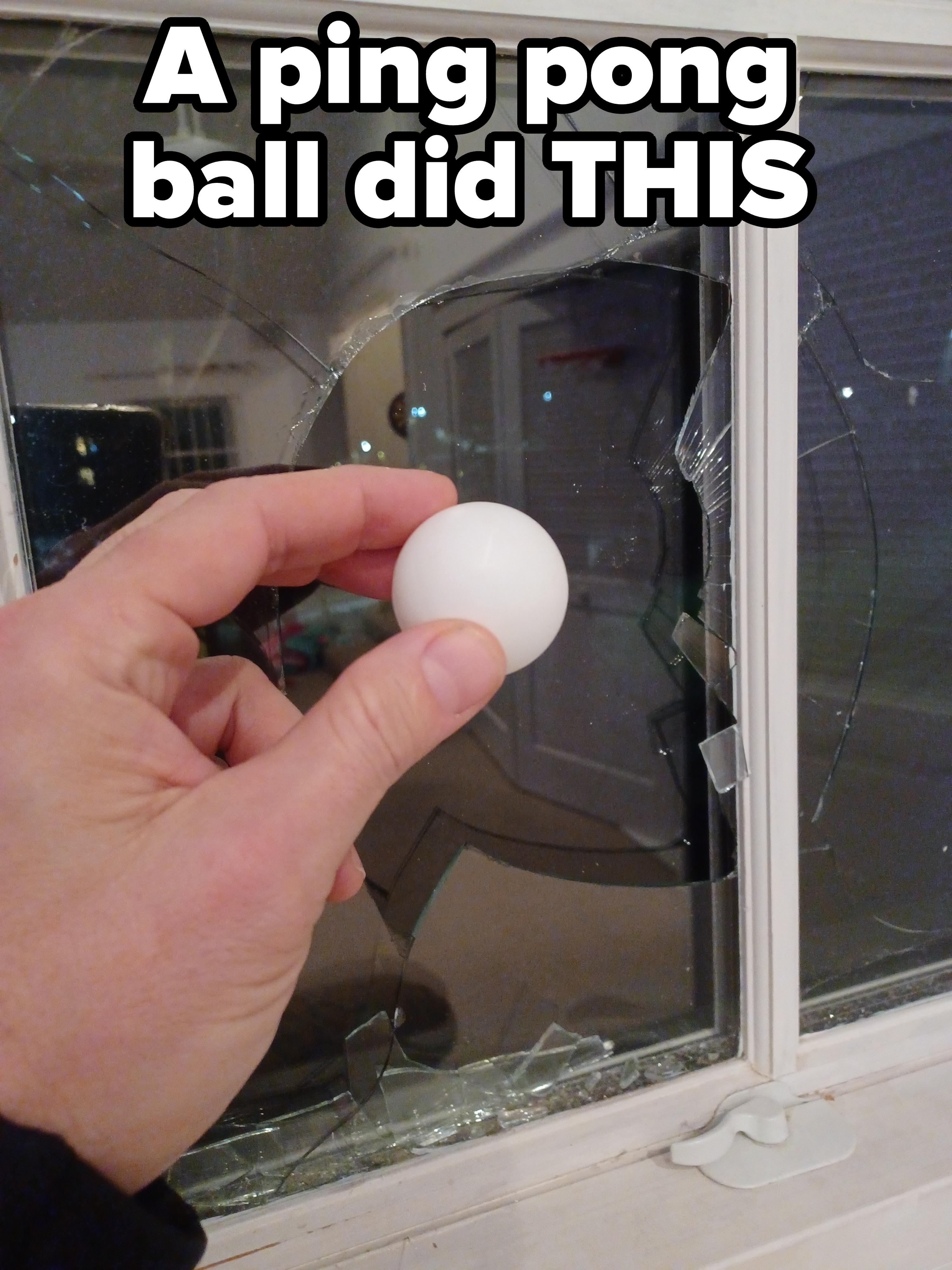 &quot;A ping pong ball did THIS&quot;