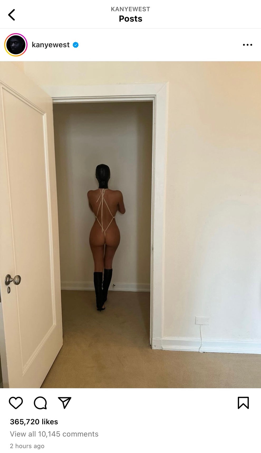 Bianca Censori: Kanye West's Aussie 'wife' poses in thong for bikini shoot