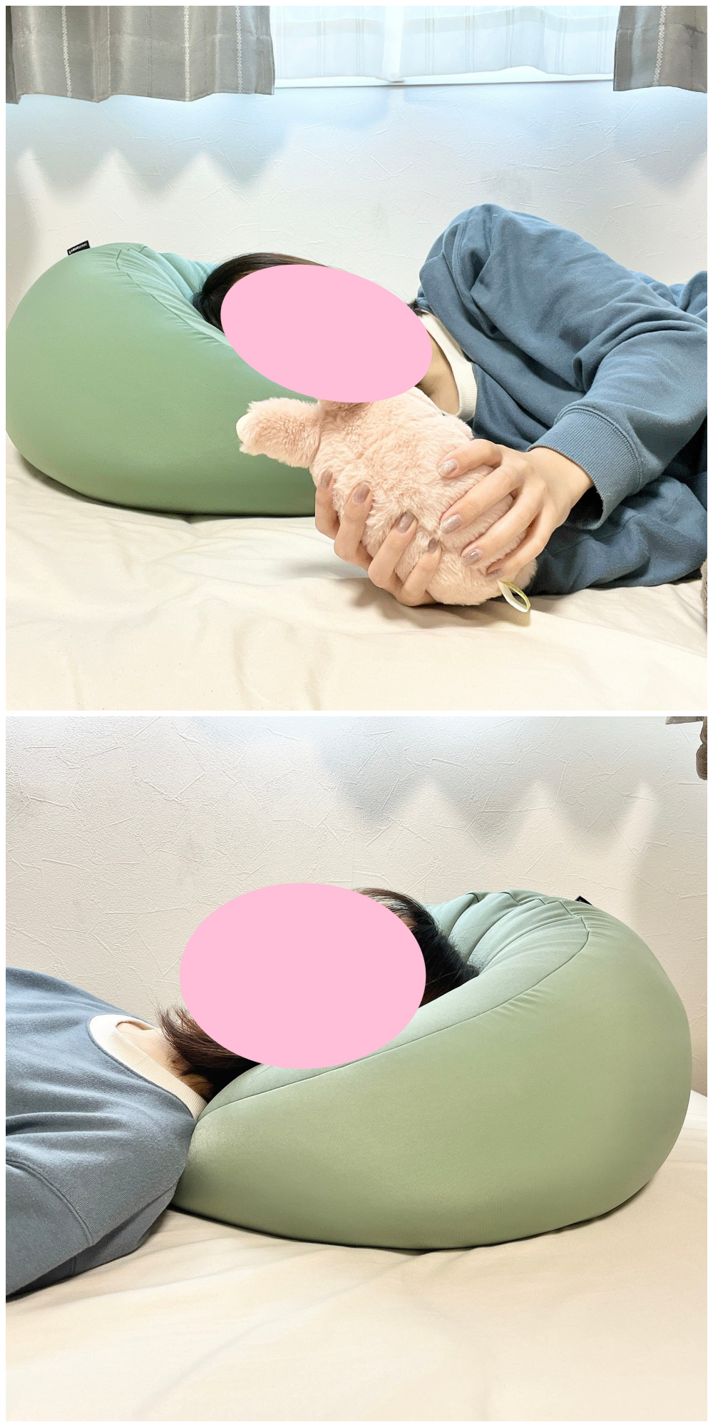 Francfranc（フランフラン）のオススメのクッション「カウチビーズクッション Ｎ Φ45 グリーン」