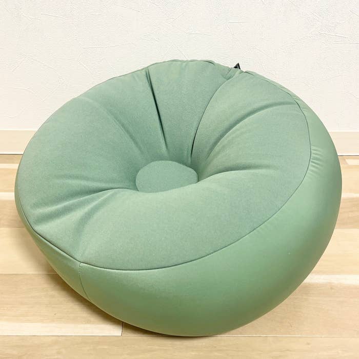 Francfranc（フランフラン）のオススメのクッション「カウチビーズクッション Ｎ Φ45 グリーン」