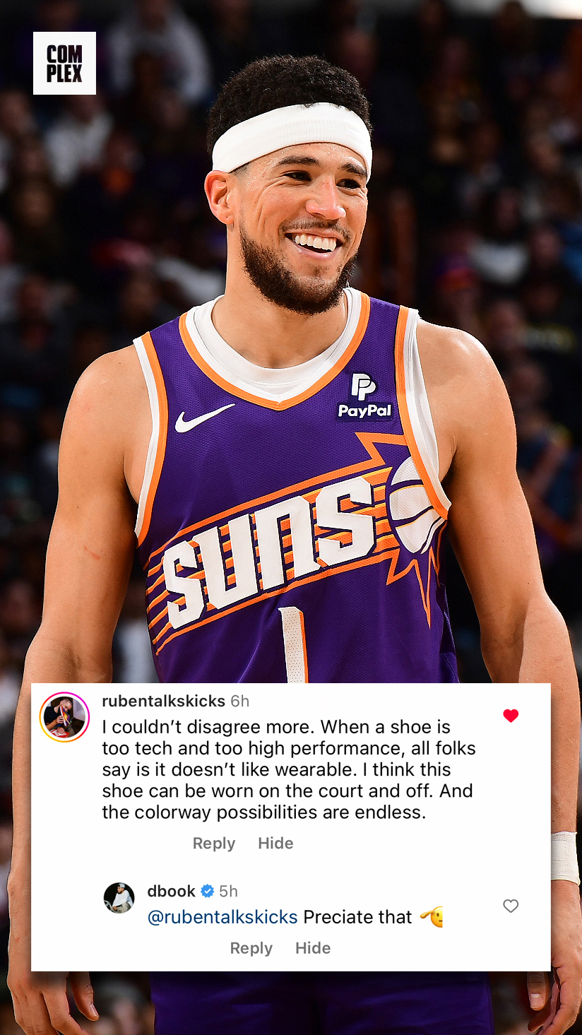 Devin Booker Comments on Nike Book 1