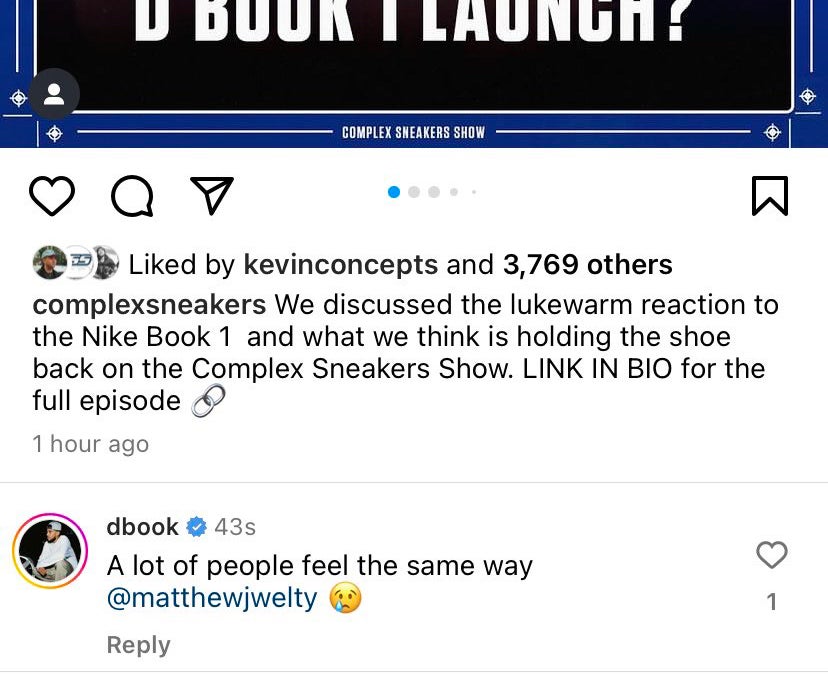 Devin Booker Comments on Nike Book 1 Launch