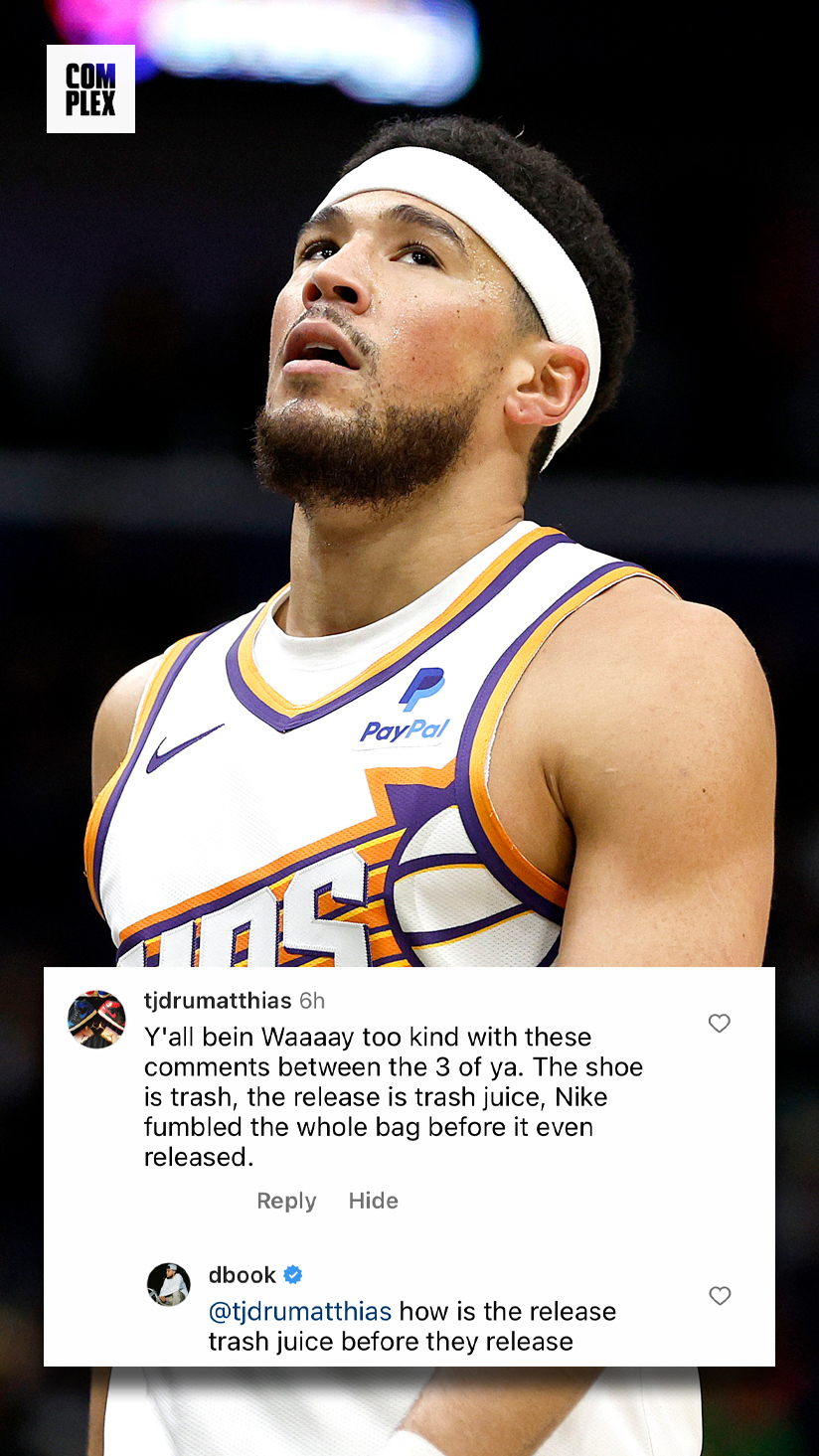 Devin Booker Comments on Nike Book 1
