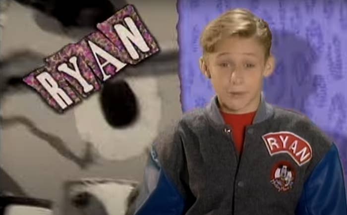 A young Ryan on the show