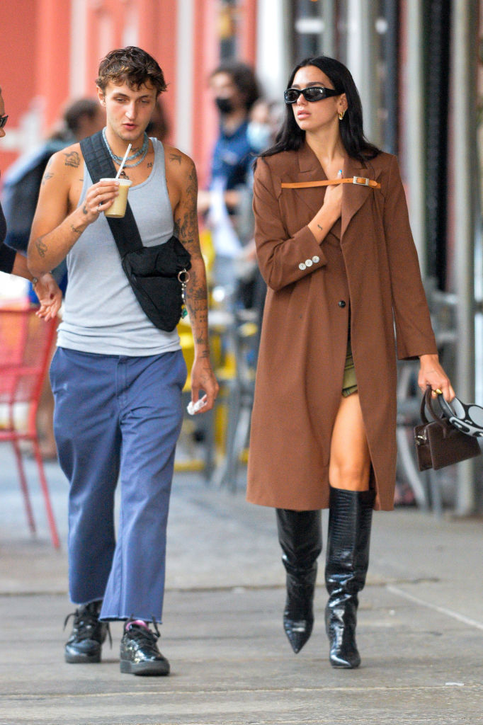 Anwar Hadid and Dua Lipa