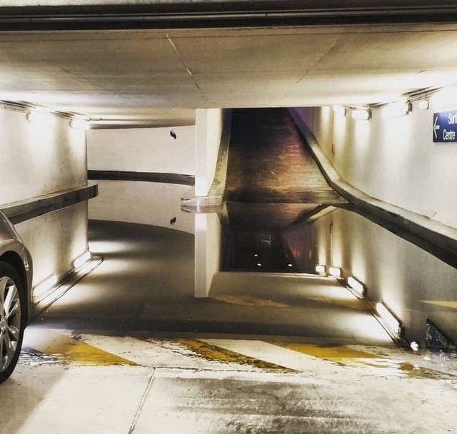 A parking garage
