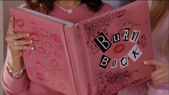 mean girls burn book blanket｜TikTok Search