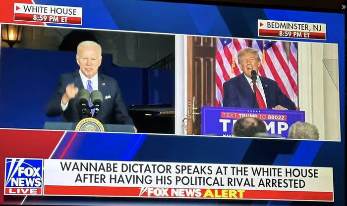 &quot;Wannabe dictator speaks at the White House&quot;